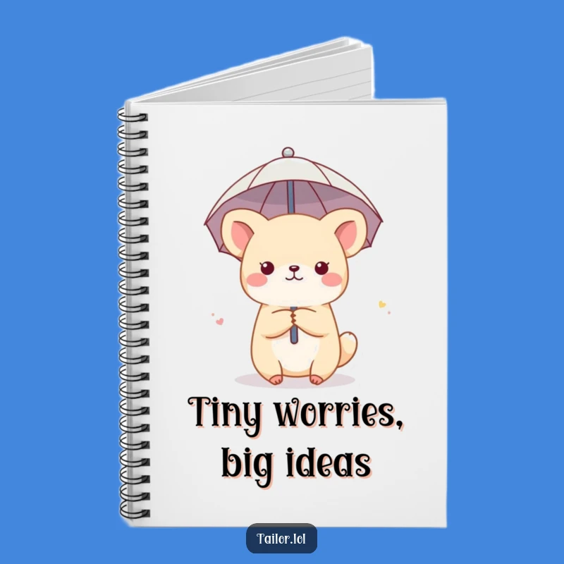Funny Thimble Umbrella Animal Notebook: Cute Journal, Perfect Creative Outlet Gift