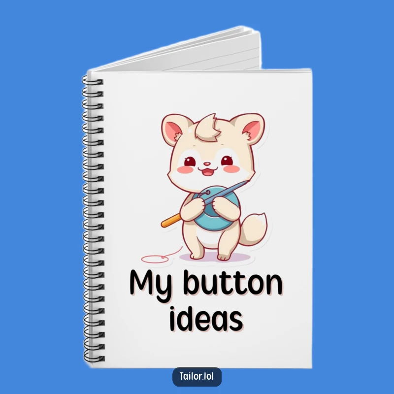 Funny Giant Needle Notebook: Jot Down Your Projects with a Handy Animal