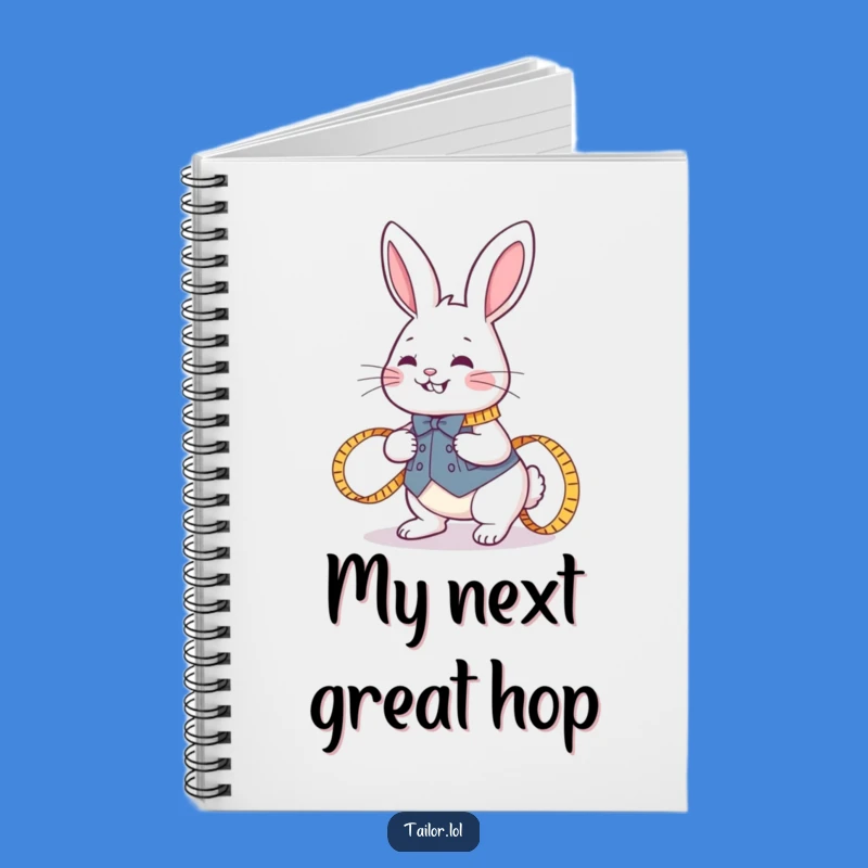 Funny Rabbit Tailor Notebook - Measure Your Ideas, Perfect Humorous Journal