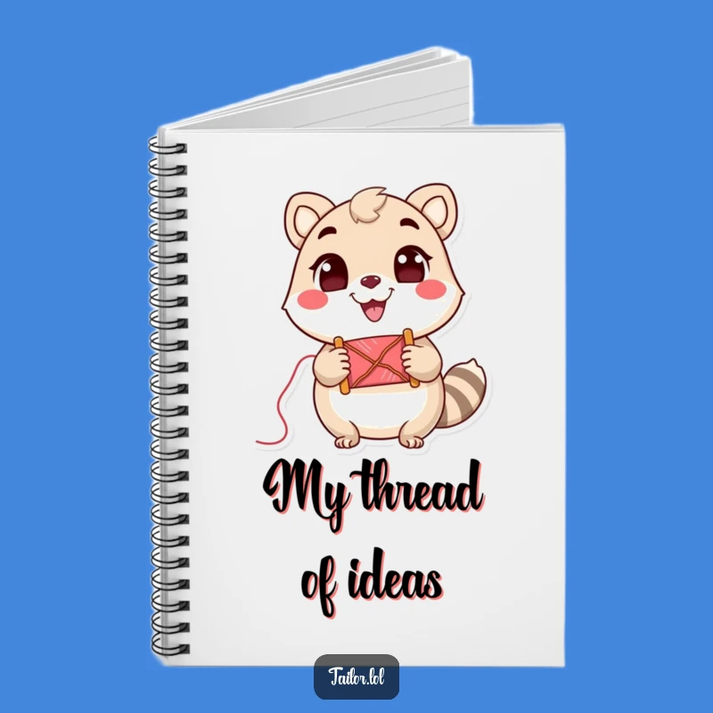 Funny Notebook: Cheerful Animal Thread Holder, Perfect Funny Gift Journal!