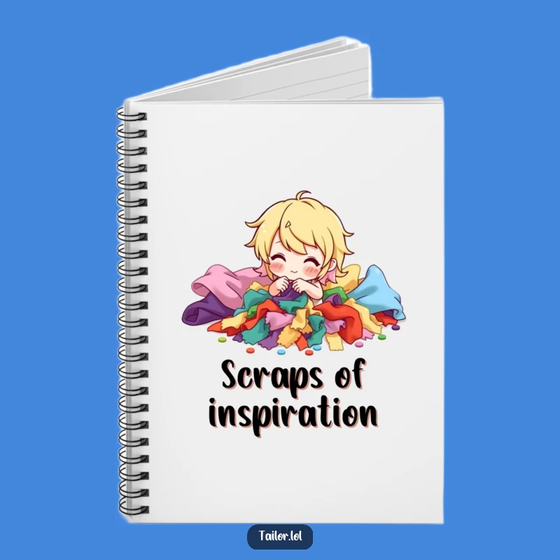 Funny Fabric Scrap Notebook: Sorting Ideas, Perfect Gift for Creative Planners