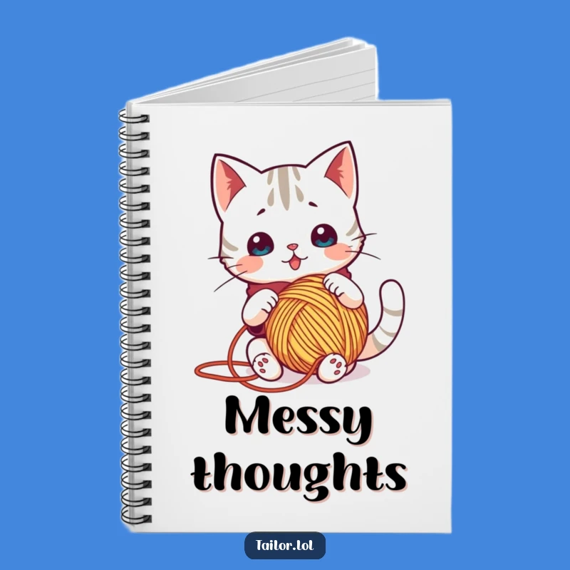 Yarn Cat Tailor Notebook: Funny Journal for Crafty Ideas