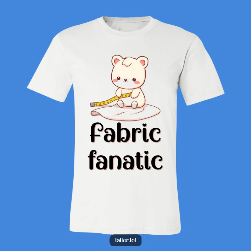 Funny Fabric Measuring Animal T-Shirt: Cute Tailor's Design, Great Gift for Fashionistas