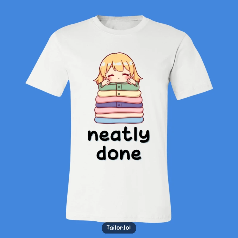 Funny Tidy Clothes T-Shirt a Comfy Gift for Organization Lovers
