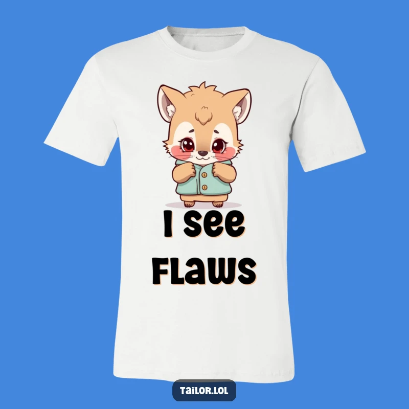 Funny Critical Animal T-Shirt: Curious Observer, Perfect Style Critic Tee