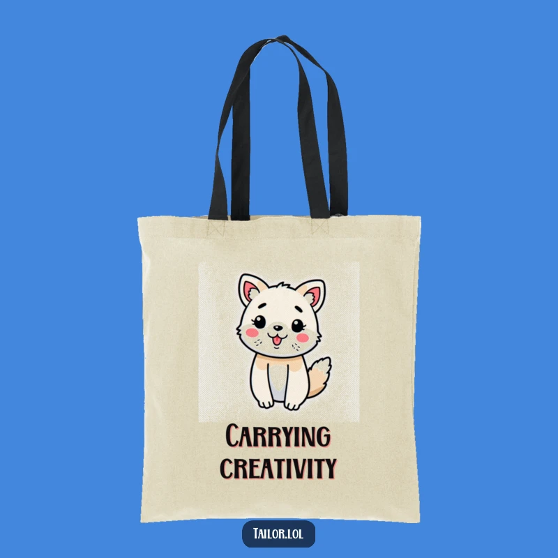 Funny Animal Decorating Fabric Tote Bag Artistic Accessory, Hilarious Gift