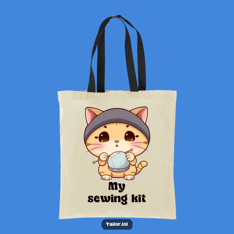 Funny Surprised Cat Tote Bag: Carry Your Laughs and Supplies in Style
