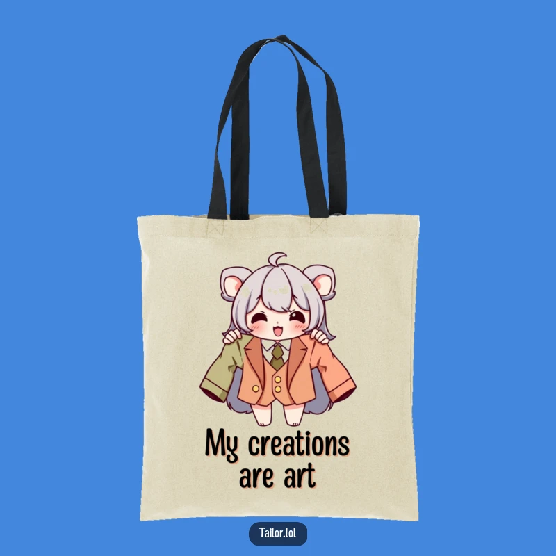 Funny Tailor Tote Bag: Carry Your Projects with Fashionable Flair